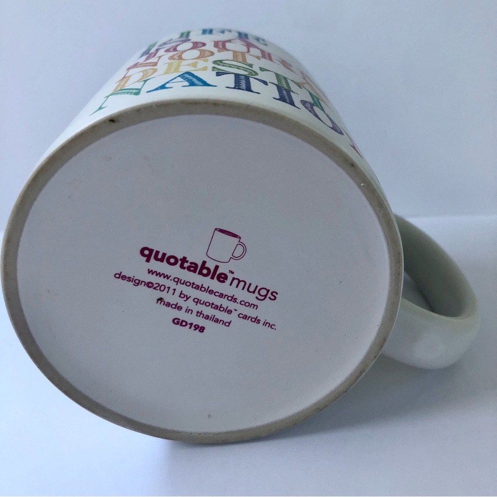 Life is a journey not a destination mug Quotable mugs Souza 2011 tea cup 14 oz. - Picture 3 of 5